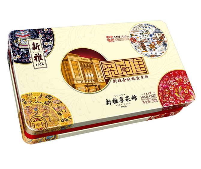 新雅月饼金秋铁盒95型